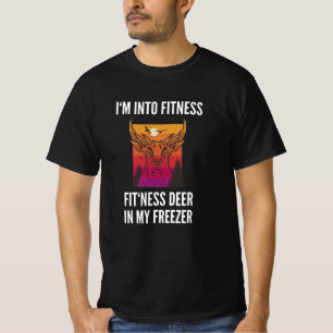 T-shirt Je Suis En Fitness Fit'ness Deer Dans Freezer