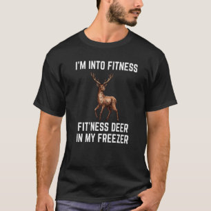 T-shirt Je suis en forme de Cerf dans mon Congélateur