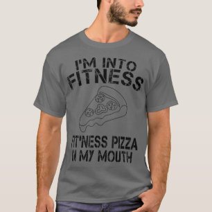 T-shirt Je suis en forme de pizza dans ma bouche T 