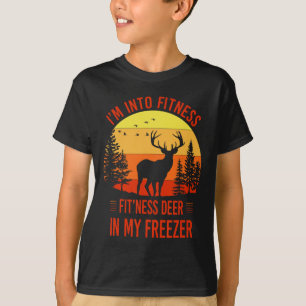 T-shirt Je suis en forme. Fitness Deer Dans Mon Congélateu