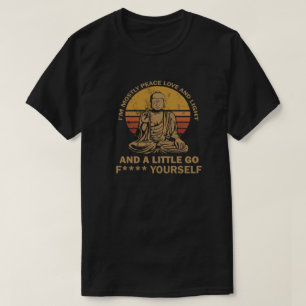 T-shirt Je suis en grande partie amour de paix et lumière
