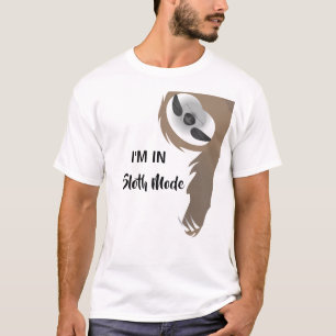 T-shirt Je suis en mode paresseux en train de pendre pares