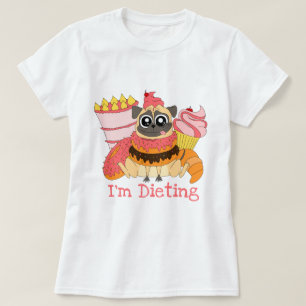 T-shirt Je suis en régime