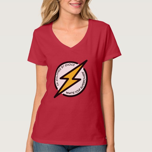 T-shirt Je suis Enfant libre de choix. Quel est votre supe (Devant)