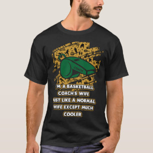 T-shirt Je suis entraîneur de basket-ball Femme Fête des m