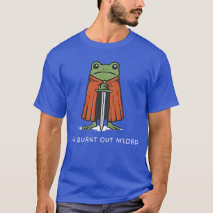 T-shirt Je suis épuisé MLord Drôle Chevalier Grenouille Mè
