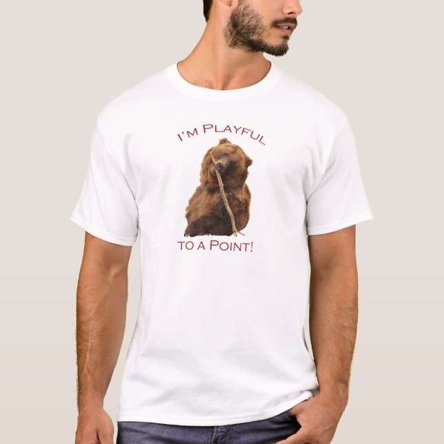 T-shirt Je suis espiègle à un point ! (Devant)