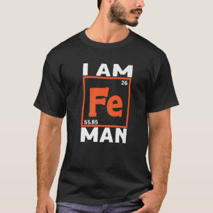T-shirt Je Suis Fe Homme Chimie Sciences Chimiste Enseigna