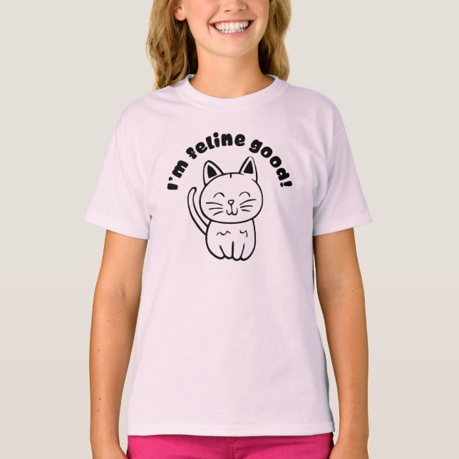 T-shirt Je suis félin (Devant)