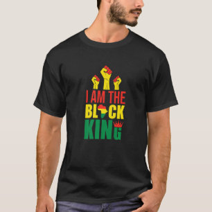 T-shirt Je suis fier Afro-Américain Je suis le Roi Noir No
