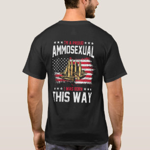 T-shirt Je Suis Fier Ammosexuel 2e Amendement Patriotique