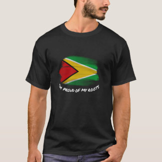 T-shirt Je suis fier de mes racines - Drapeau vintage de l