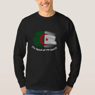 T-shirt Je suis fier de mes racines - Drapeau vintage de l