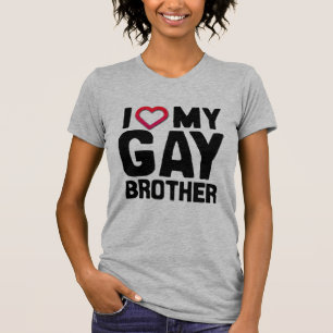 T-SHIRT JE SUIS FIER DE MON FRÈRE GAY --