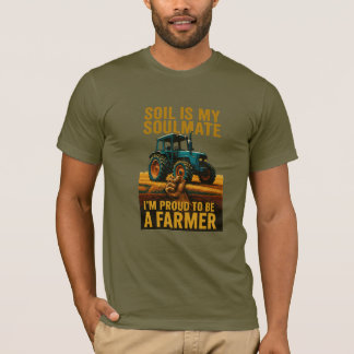 T-shirt Je suis fier d'être fermier
