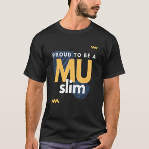T-shirt Je suis fier d'être musulman Tee joyeux Jour de je