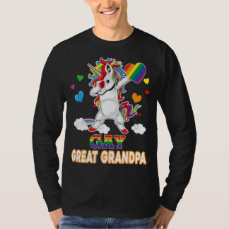 T-shirt Je suis Fier Lgbt Gay Grand Grand Grand Grand-Père