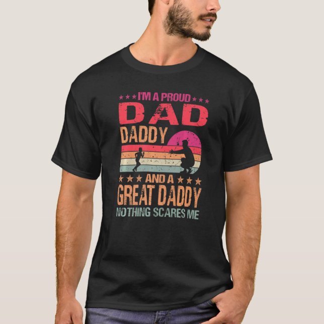 T-shirt Je Suis Fier Papa Papa Papa Papa Papa Papa Papa Et (Devant)