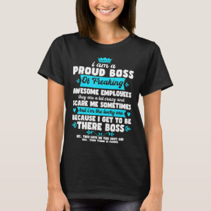 T-shirt Je suis fier patron de Freaking Awesome Employés 1