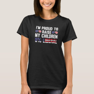 T-shirt Je suis fière à Enfants 0 Libéral 4 Juillet