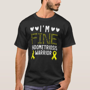 T-shirt Je suis fin Endo Warrior Endometriosis Sensibilisa