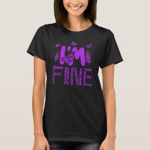 T-shirt Je suis fin Fibromyalgie Guerrier Fibro Sensibilis
