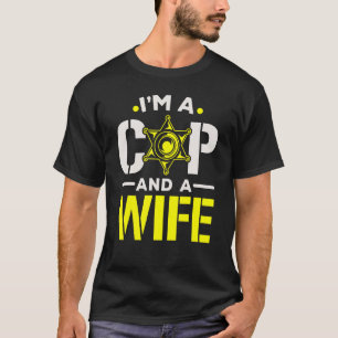 T-shirt Je suis flic et femme policier application de la l