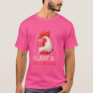 T-shirt Je Suis Fluide En Fowl Language Funny Chicken Foul