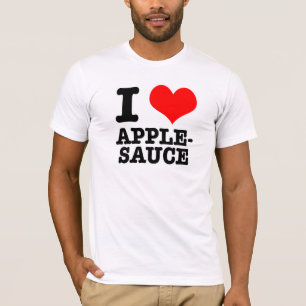 T-SHIRT JE SUIS FOU DE COMPOTE DE POMMES