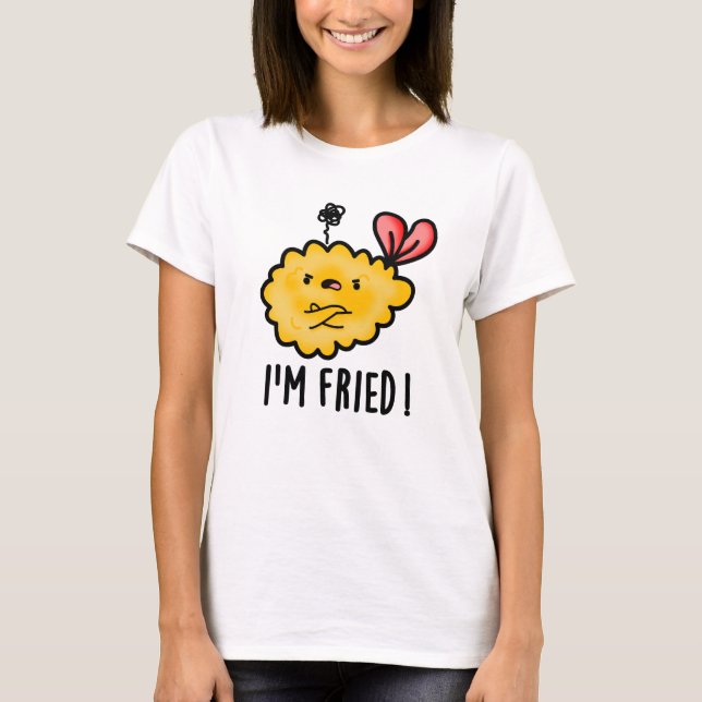 T-shirt Je suis Fried Funny Tempura Sushi Pun (Devant)