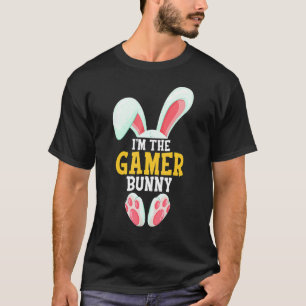 T-shirt Je Suis Gamer Bunny Funny Matching Famille Pâques