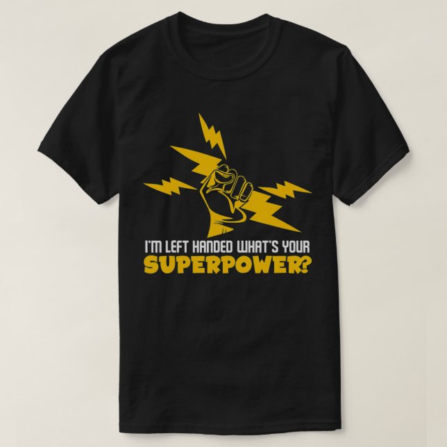 T-shirt Je suis Gauche Je suis Gauche Quelle est ta Superp (Design devant)