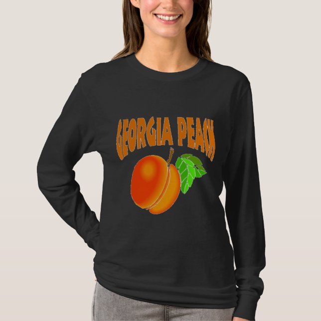 T-shirt Je suis Georgia peach (Devant)
