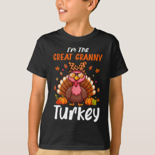 T-shirt Je suis Granny Turkey Thanksgiving Fier Women F