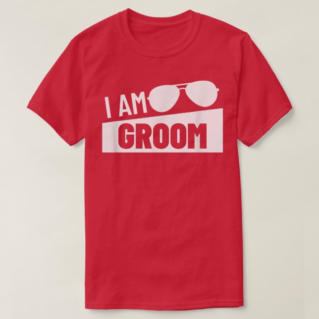 T-shirt Je Suis Groom Wedding Party Best Man Bachelor Part (Design devant)