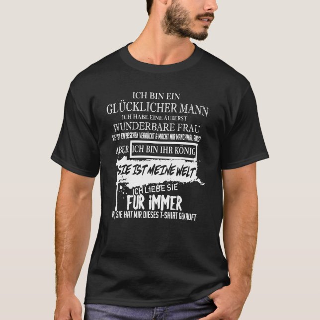 T-shirt Je suis heureux (Devant)