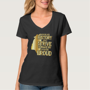 T-shirt Je Suis Histoire Et J'Essaie De Rendre Mon Ancêtre