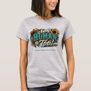 T-shirt Je suis humain aussi ! – SR Back Porch Music Vibes