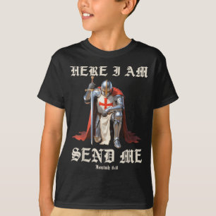 T-shirt Je suis ici envoyé Chevaliers Templiers
