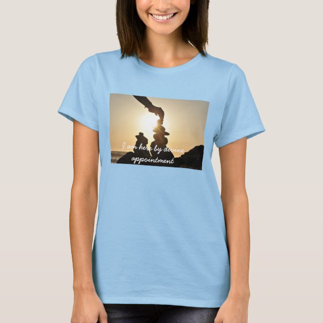 T-shirt Je suis ici par nomination divine (Devant)