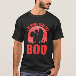 T-shirt Je suis ici pour le Boo