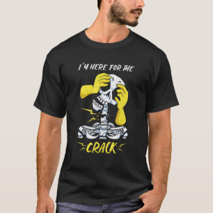 T-shirt Je suis ici pour le chiropraticien de traitement d