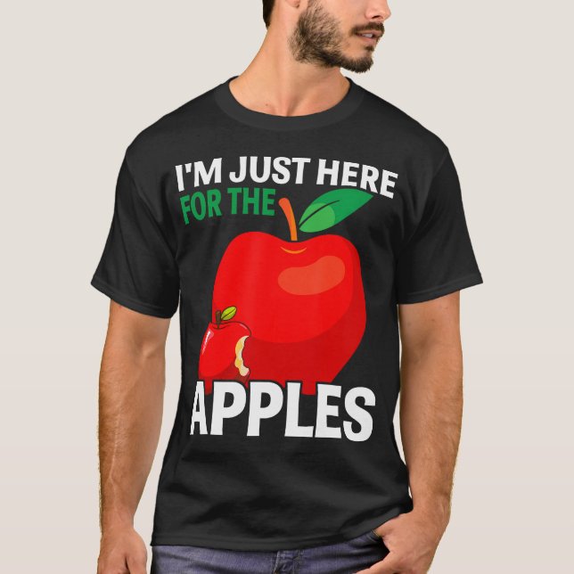 T-SHIRT JE SUIS ICI POUR LES (Devant)