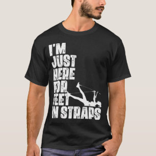 T-shirt JE Suis ICI Uniquement Pour Les Pieds Dans Les San