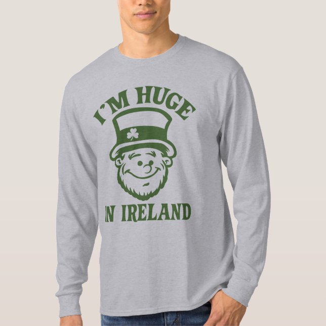 T-shirt Je suis immense en Chemise Irlande (Devant)