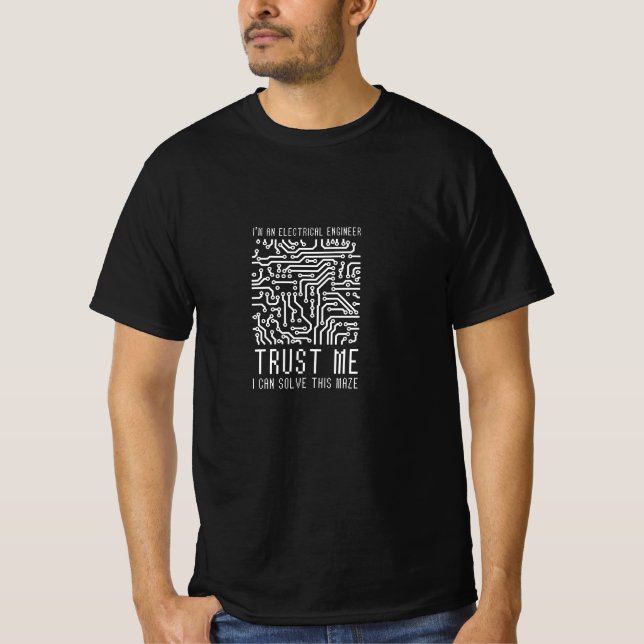 T-SHIRT JE SUIS INGÉNIEUR ÉLECTRIQUE (Devant)