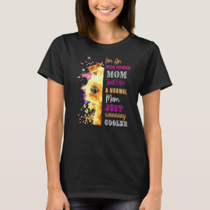 T-shirt Je suis Irlandais Terrier Maman Chien Maman Femme