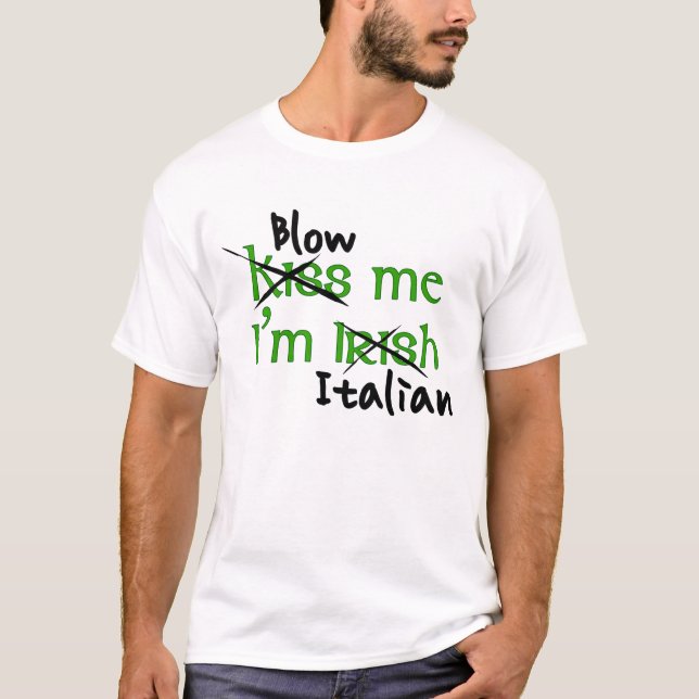 T-shirt Je suis italien (Devant)