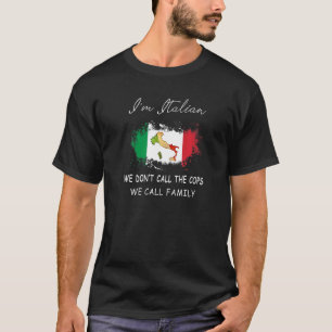 T-shirt Je suis Italien Italie Mafia