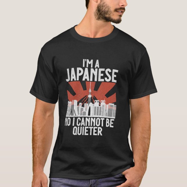 T-shirt Je suis Japonais non je ne peux pas être plus tran (Devant)